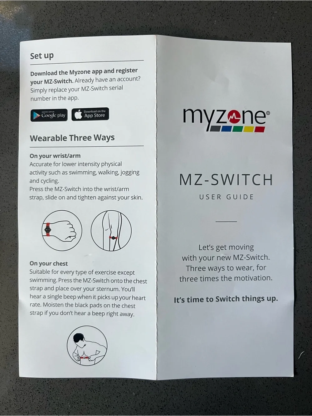 Myzone MZ-Switch Wrist Straps